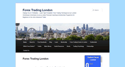 Desktop Screenshot of forextradinglondon.com